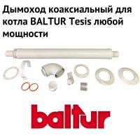 Дымоход для котла BALTUR Tesis любой мощности, комплект антилед (Россия) (DYMtesisRu)