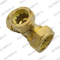 Тройник для труб из нержавеющей стали 25х20х25 для воды (troydnerg2520Hidr)