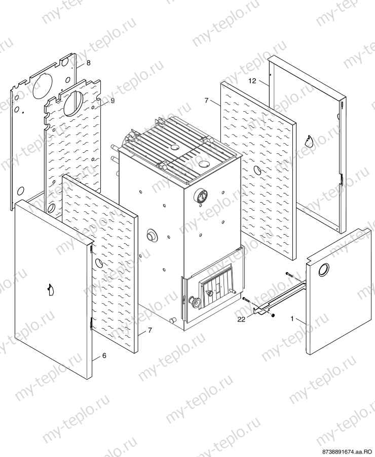 Запчасти Buderus Logano S111-2 20 купить в Махачкале