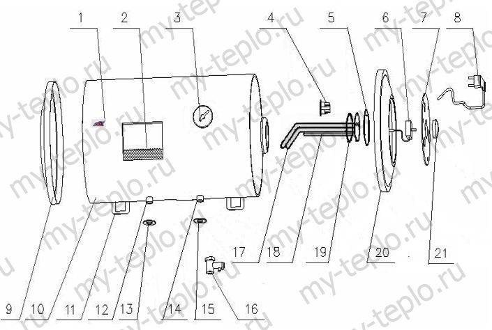 запчасти Термекс RSS 150H